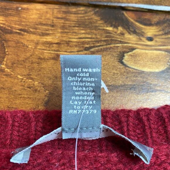 At Studio NWT womens Cashmere Lambswool Rabbit Hair knit shawl Size M/L - Picture 4 of 8